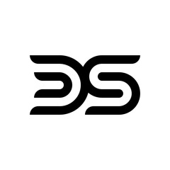 Letter DS logo template