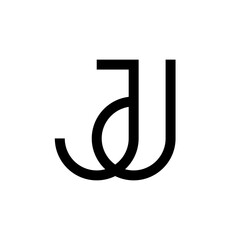 Letter JD logo design