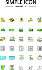 Simple icon related to finance.