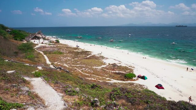 Seaside high angle view of Fortune Island - Philippines