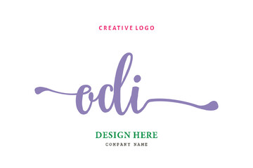 ODI lettering logo is simple, easy to understand and authoritative
