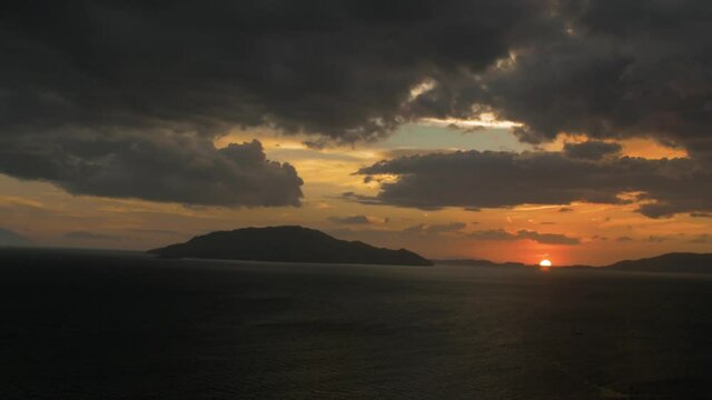 Philippines sunset time lapse