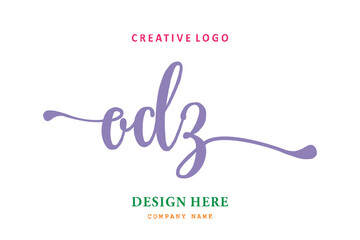 ODZ lettering logo is simple, easy to understand and authoritative