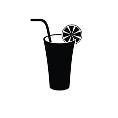 glass of juice ilustration