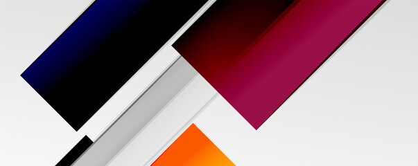 Multicolored lines background. Design template for business or technology presentations, internet posters or web brochure covers