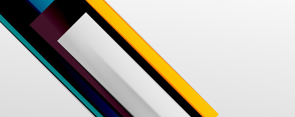 Color abstract lines trendy geometric background for business or technology presentation, internet poster or web brochure cover, wallpaper