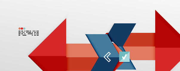 Shiny color triangles and geometric shapes vector abstract background