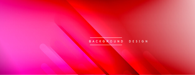 Dynamic lines abstract background. 3D shadow effects and fluid gradients. Modern overlapping forms