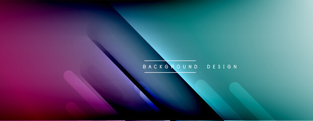 Dynamic lines abstract background. 3D shadow effects and fluid gradients. Modern overlapping forms