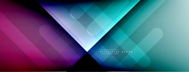 Dynamic lines abstract background. 3D shadow effects and fluid gradients. Modern overlapping forms