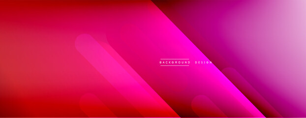 Dynamic lines abstract background. 3D shadow effects and fluid gradients. Modern overlapping forms