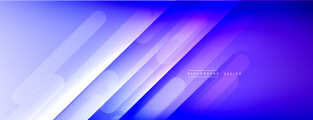 Dynamic lines abstract background. 3D shadow effects and fluid gradients. Modern overlapping forms