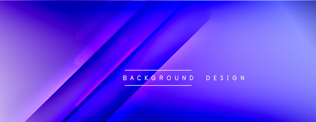 Dynamic lines abstract background. 3D shadow effects and fluid gradients. Modern overlapping forms