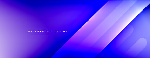 Dynamic lines abstract background. 3D shadow effects and fluid gradients. Modern overlapping forms