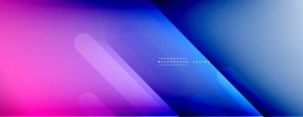 Dynamic lines abstract background. 3D shadow effects and fluid gradients. Modern overlapping forms