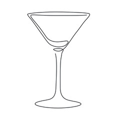 glass of martini