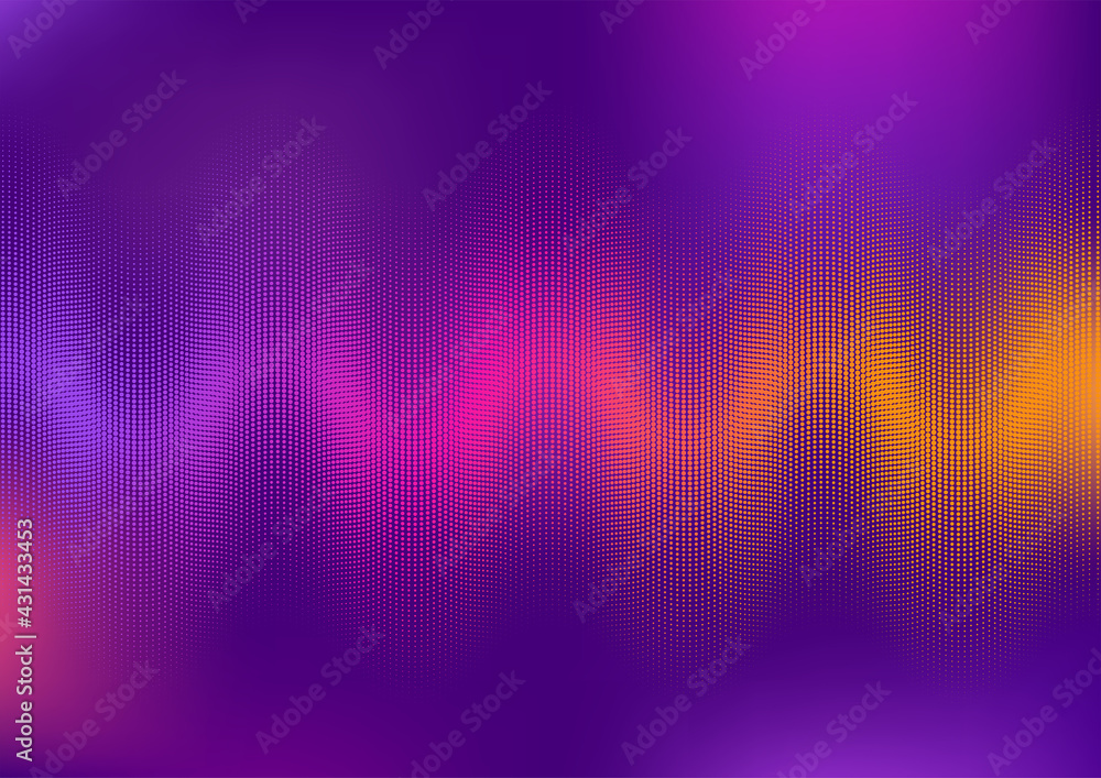 Aufkleber vector halftone with vivid gradients abstract background design