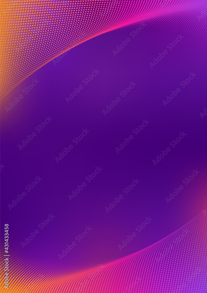 Aufkleber vector halftone with vivid gradients abstract background design