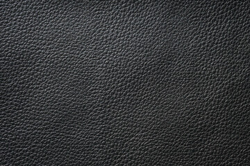 Close up of black leather texture and background