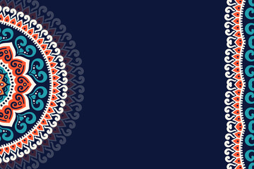 Vector ornamental background with mandala