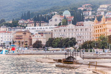 view of opatija city quay