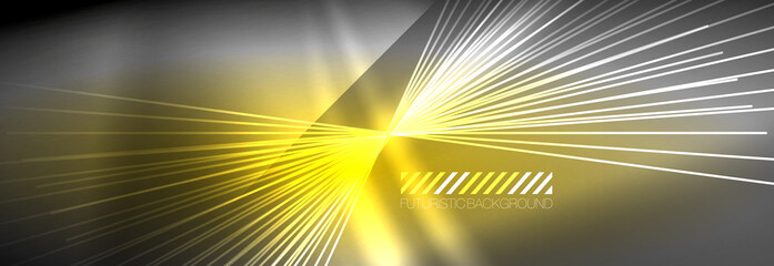 Neon dynamic beams vector abstract wallpaper background. Wallpaper background, design templates for business or technology presentations, internet posters or web brochure covers