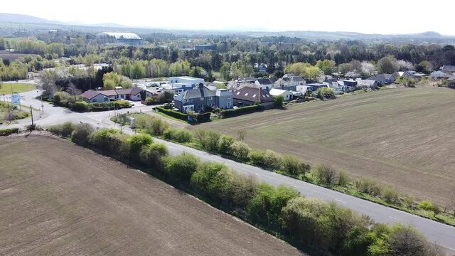Edinburgh countryside and village view, Hermiston, Edinburgh, Scotland