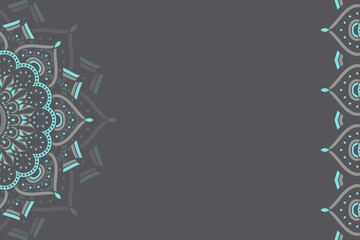 Vector ornamental background with mandala