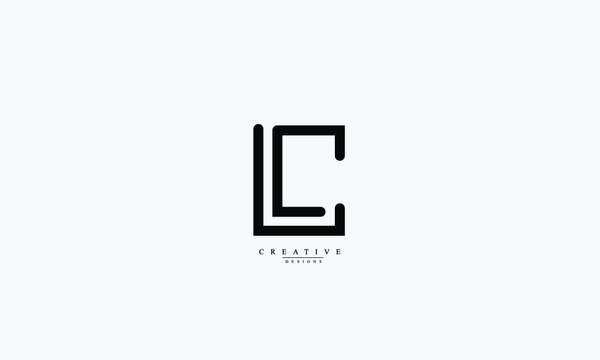 Alphabet Letters Initials Monogram Logo LC CL L C