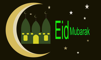 eid mubarak greeting card
