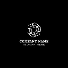 Abstract Hand Drawn Company Vector Logo Design EPS10