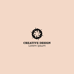 Attractive Spiral Creative Design Logo Vector EPS10