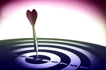 Bullseye is a target of business. Dart is an opportunity and Dartboard is the target and goal. So...