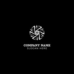 Hand Drawn Elegant Vector Company Logo Design EPS10