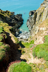View from Morte Point, North Devon, England
