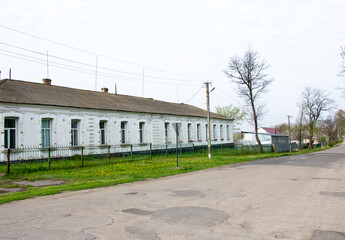 Fototapeta na wymiar The old building of the 19th century in the Kirovograd region