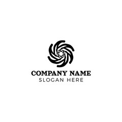 Unique Spiral Abstract Company Logo Design EPS10