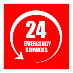 24/7 emergency call	
