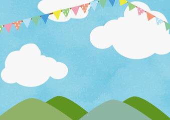 青空とガーランド2