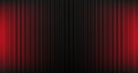 Vector Red and Black curtain background,modern style.