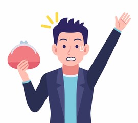 Male wearing a dark jacket