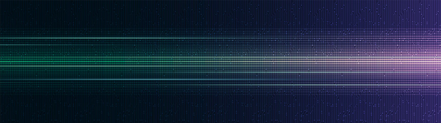 Panorama Future Speed Light Technology Background,Hi-tech Digital and sound wave Concept design,Free Space For text in put,Vector illustration. © Varunyu