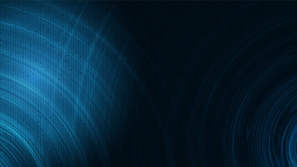 Cyber Spiral Technology on Future Background,Hi-tech Digital and Communication Concept design,Free Space For text in put,Vector illustration.