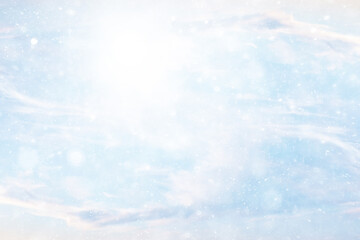 abstract snow background sky snowflakes gradient