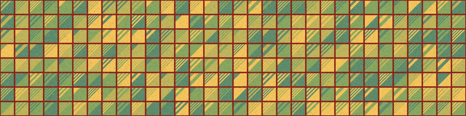 Abstract Geometric Pattern generative computational art illustration