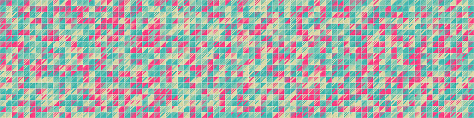 Abstract Geometric Pattern generative computational art illustration