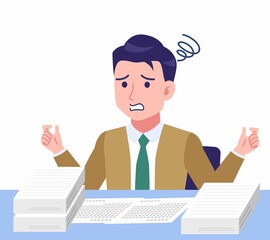 Young man in green tie