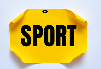 SPORT word cloud, fitness, health concept