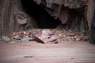 Cave at the beach