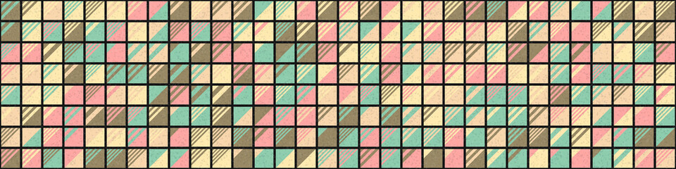 Abstract Geometric Pattern generative computational art illustration